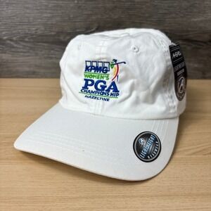 PGA Championship Hat Cap Strap Back‎ Womens White KPMG Hazeltine Golf NWT *